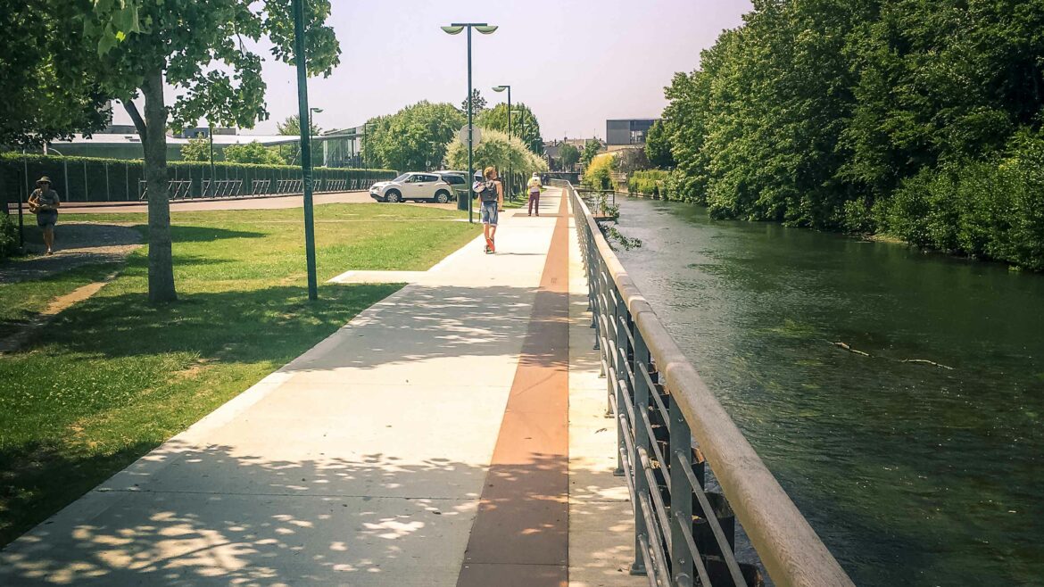 Pont Audemer béton brossé